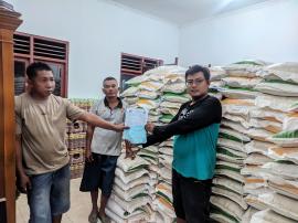 Pembagian Bantuan Cadangan Pangan Pemerintah (CPP) di Kalurahan Beji Berjalan Lancar dan Tertib